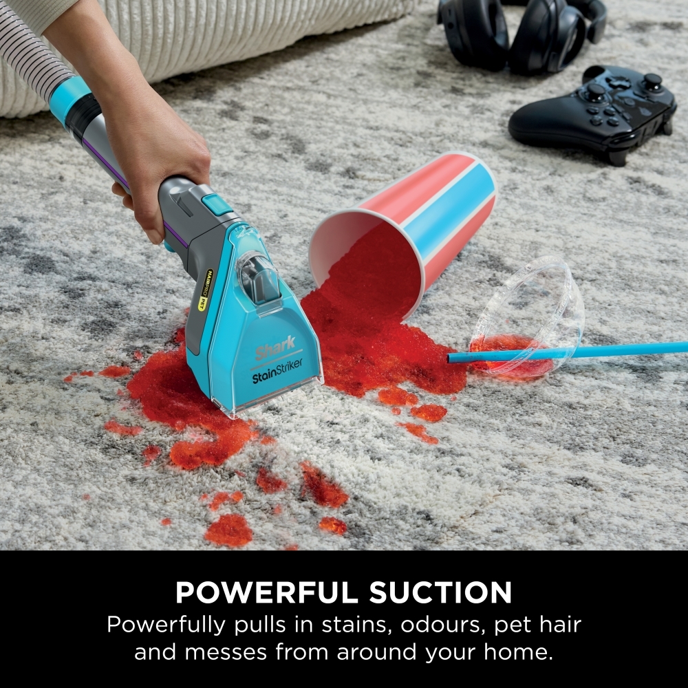 Shark PX250UKT StainStriker HairPro Pet Stain & Spot Cleaner, Silver