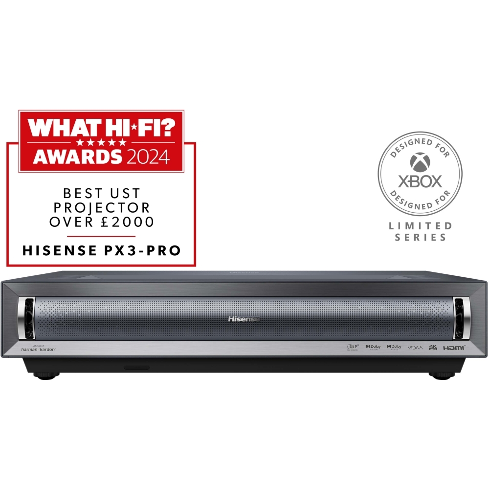 Hisense PX3-PRO 4K Smart Laser Cinema, 4K Ultra HD, Black