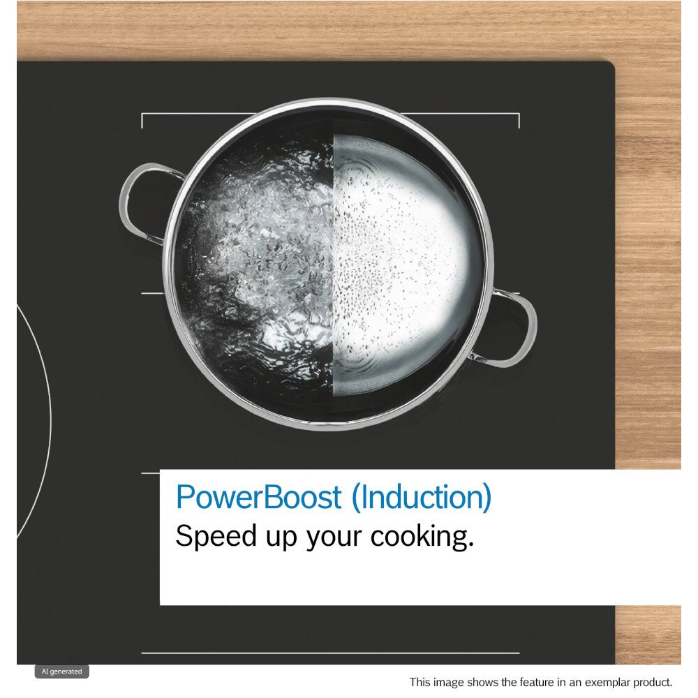 Bosch PXV831HC1E Series 6 80cm Induction Hob, Black