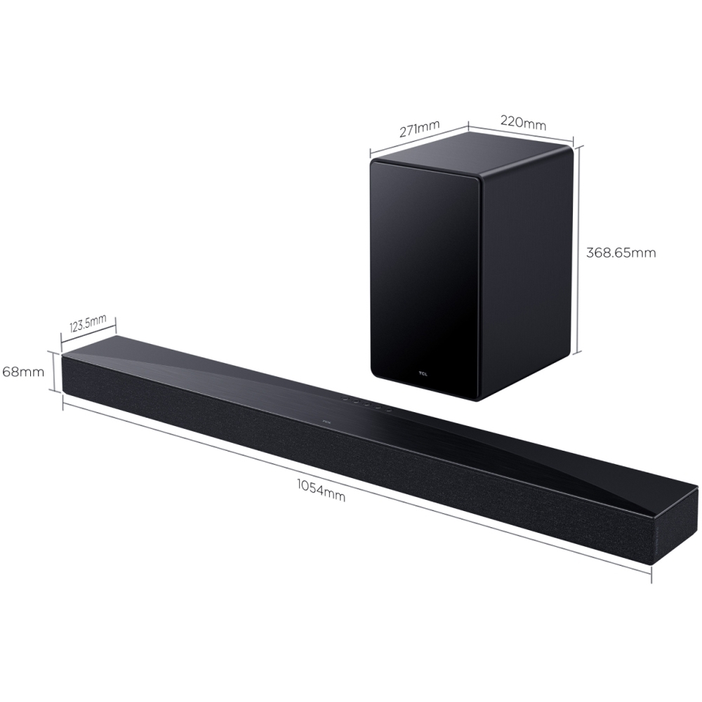 TCL Q65H Sound Bar, Black