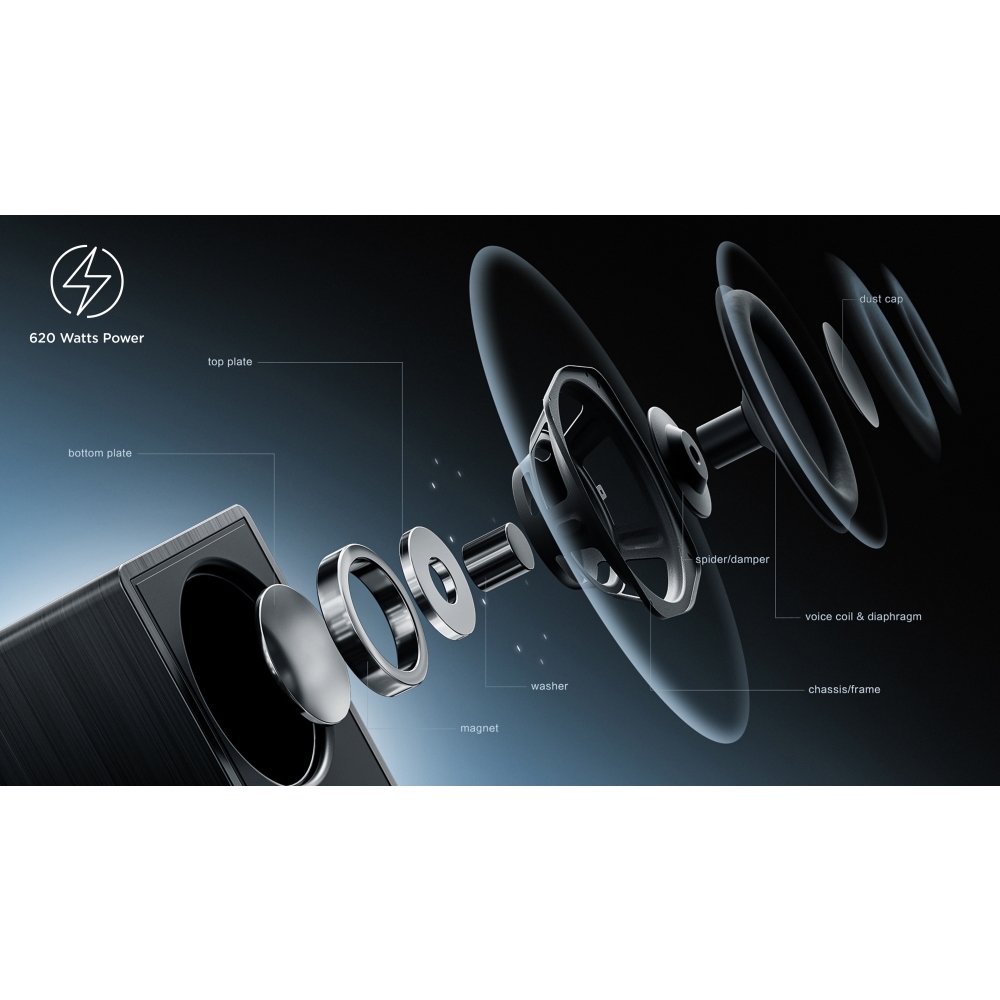 TCL Q75HK Series 5.1.2 Sound Bar, Black