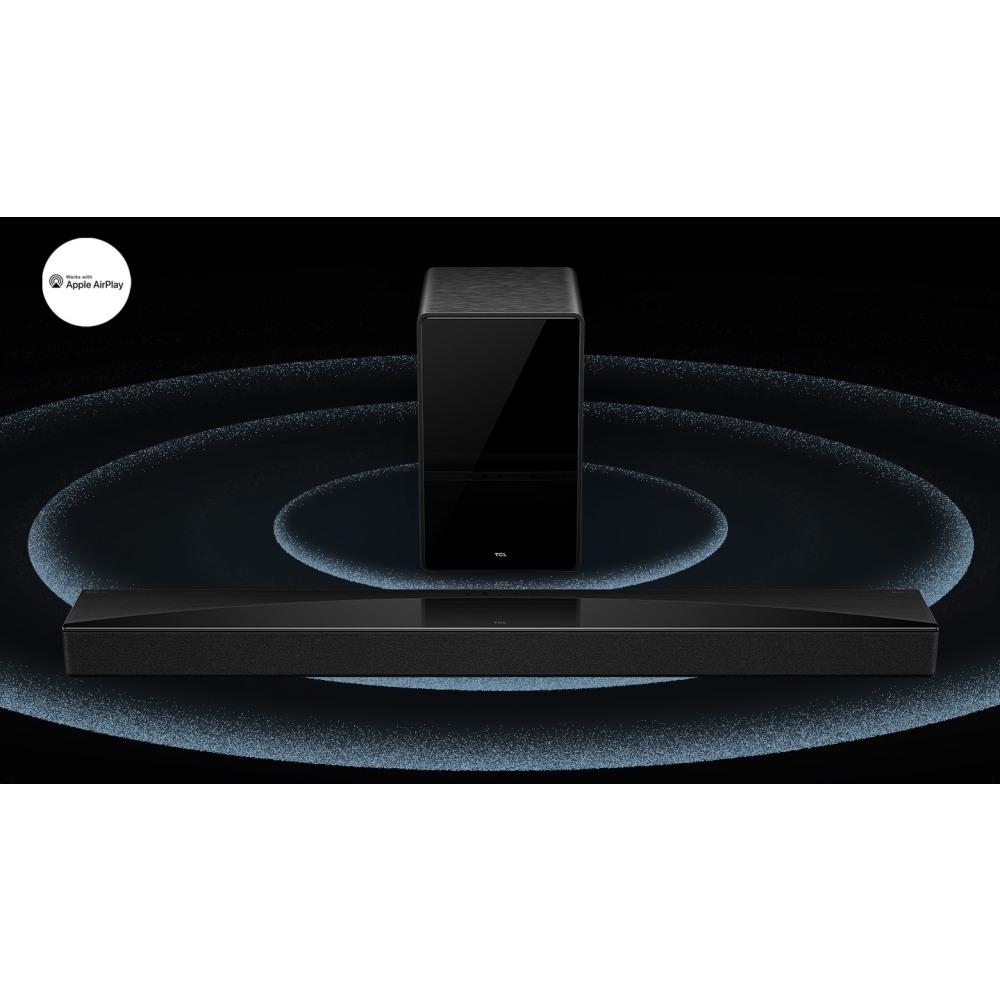 TCL Q75HK Series 5.1.2 Sound Bar, Black