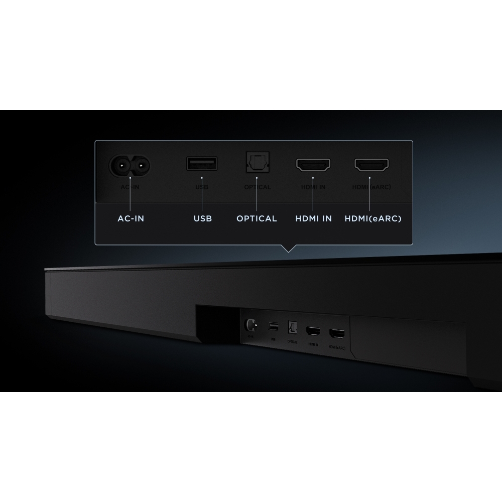 TCL Q75HK Series 5.1.2 Sound Bar, Black
