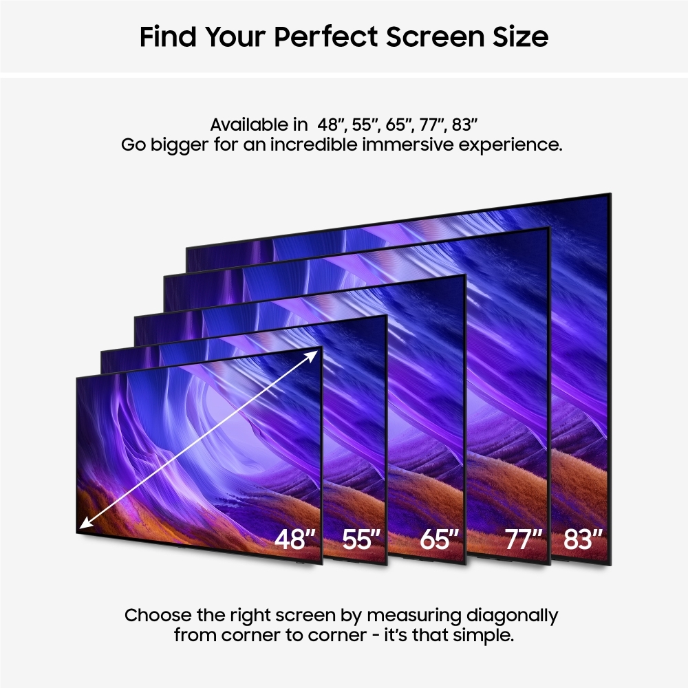 Samsung QE48S85HAEXXU 48" OLED Smart Television, 4K Ultra HD, Black, G Rated