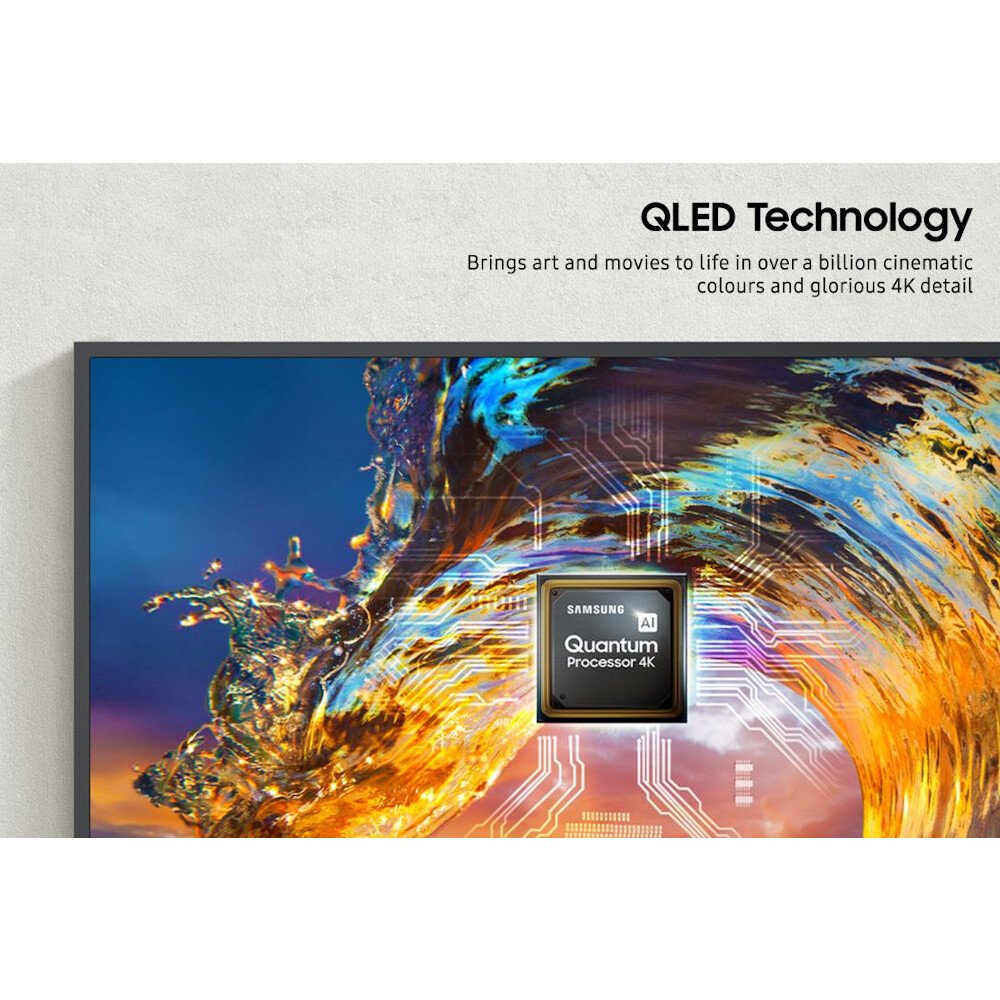 Buy Samsung Q60A QE50Q60AAUXXU 50" QLED 4K Smart TV - Black | Marks ...