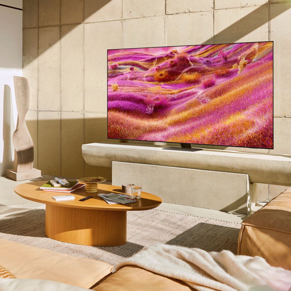 Samsung QE55QN90FATXXU 55" Neo QLED Smart Television, 4K Ultra HD, Black, F Rated