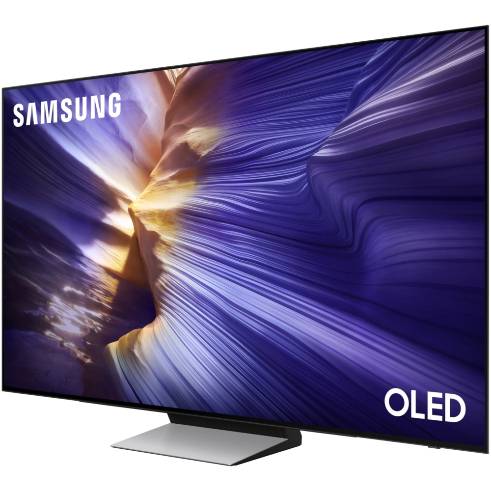 Samsung QE55S90FAEXXU 55" OLED Smart Television, 4K Ultra HD, Black, G Rated