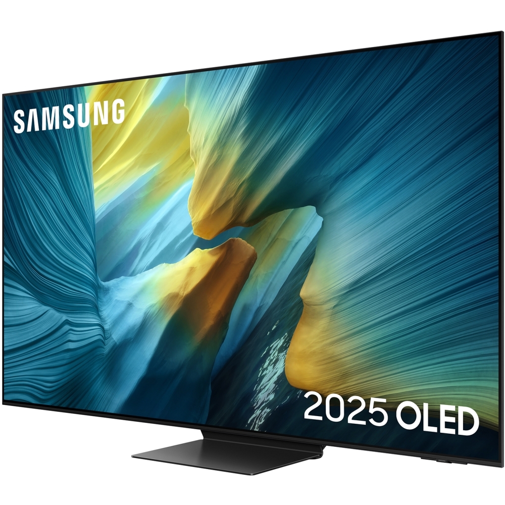 Samsung QE55S95FATXXU 55" OLED Smart Television, 4K Ultra HD, Black, G Rated