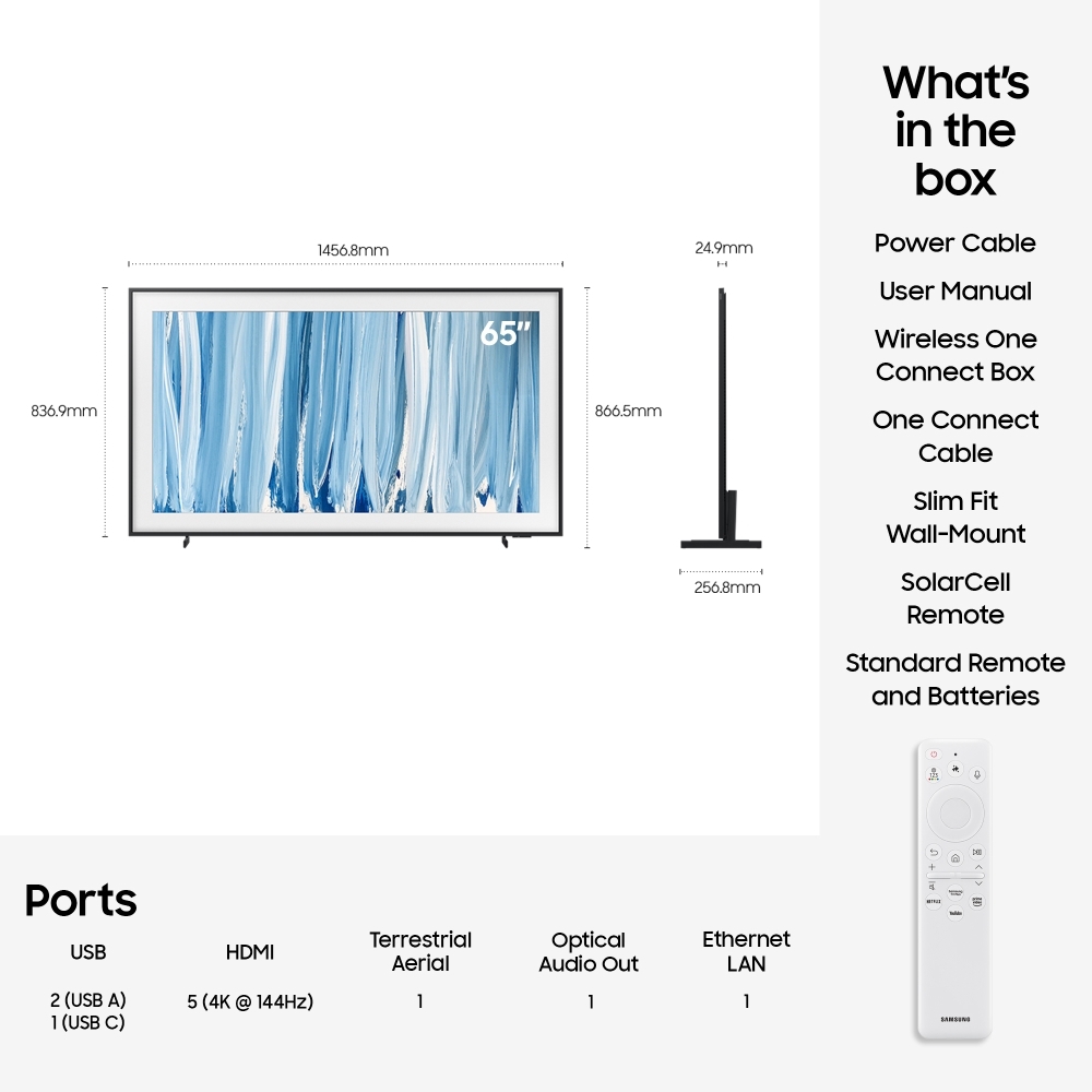 Samsung QE65LS03HWUXXU 65" Television