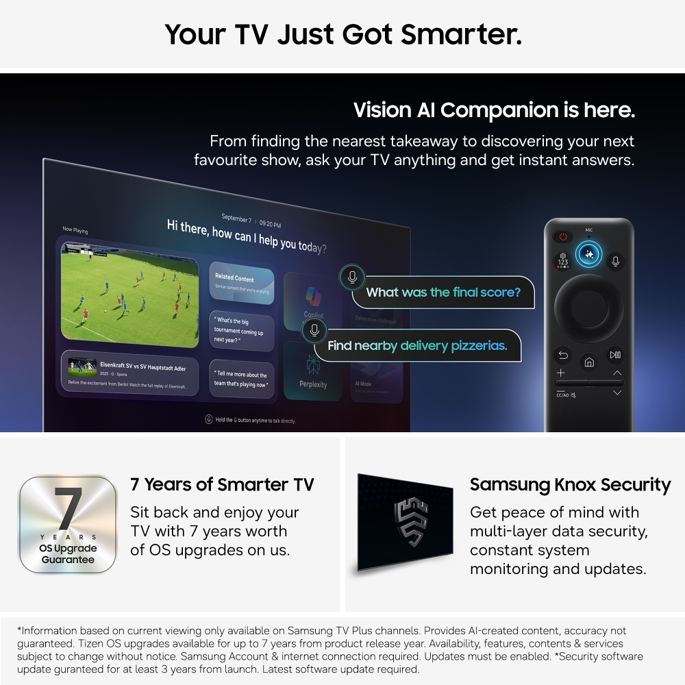 Samsung QE65QN80HAUXXU 65" Neo QLED Smart Television, 4K Ultra HD, Black, E Rated