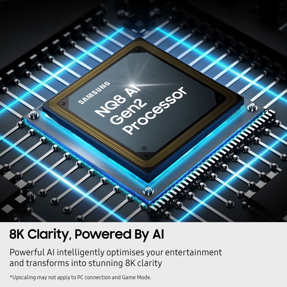 Samsung QE65QN900FTXXU 65" Neo QLED Smart Television, 8K Ultra HD, Black, G Rated