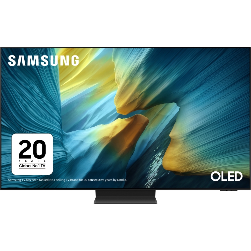 Samsung QE65S95FATXXU 65" OLED Smart Television, 4K Ultra HD, Black, F Rated