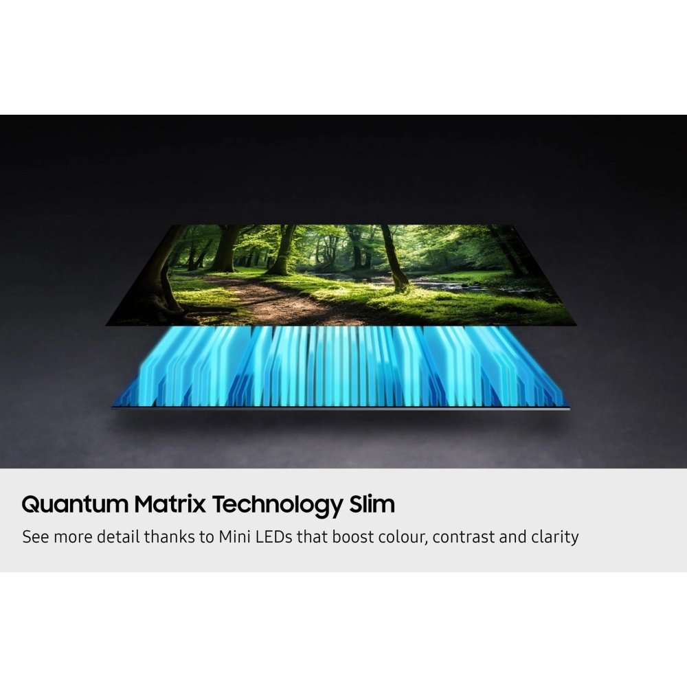 Samsung QE75QN73FATXXU 75" Neo QLED Smart Television, 4K Ultra HD, Black, D Rated