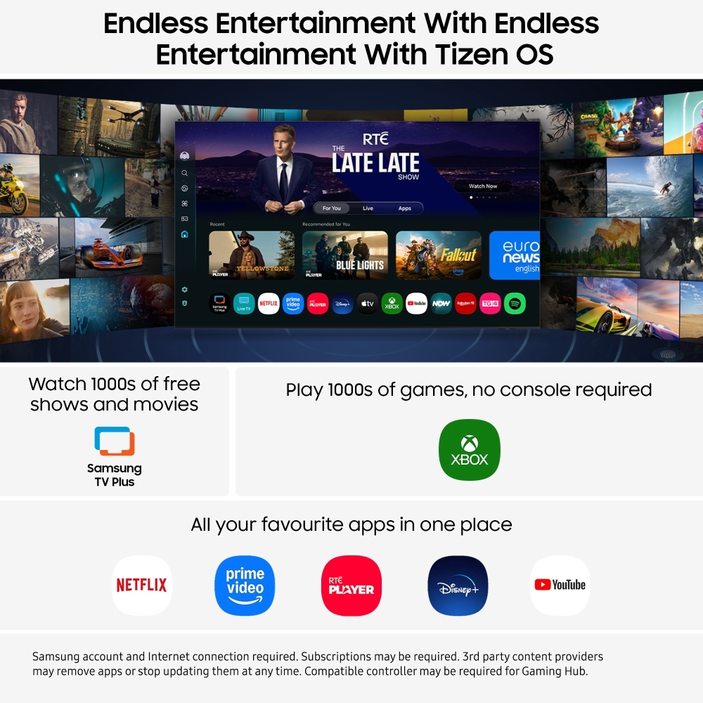 Samsung QE75QN900FTXXU 75" Neo QLED Smart Television, 8K Ultra HD, Black, G Rated