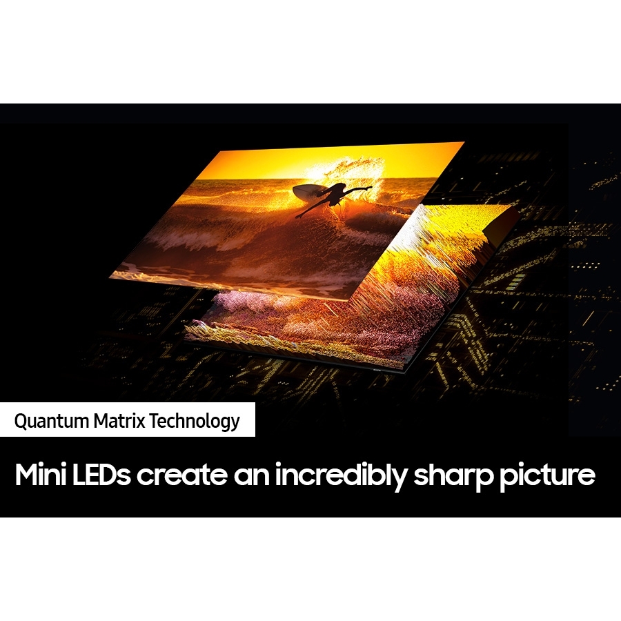 Samsung QE75QN95DATXXU QN95D 75" Flagship Neo QLED 4K HDR Smart TV, 4K Ultra HD, Black, F Rated