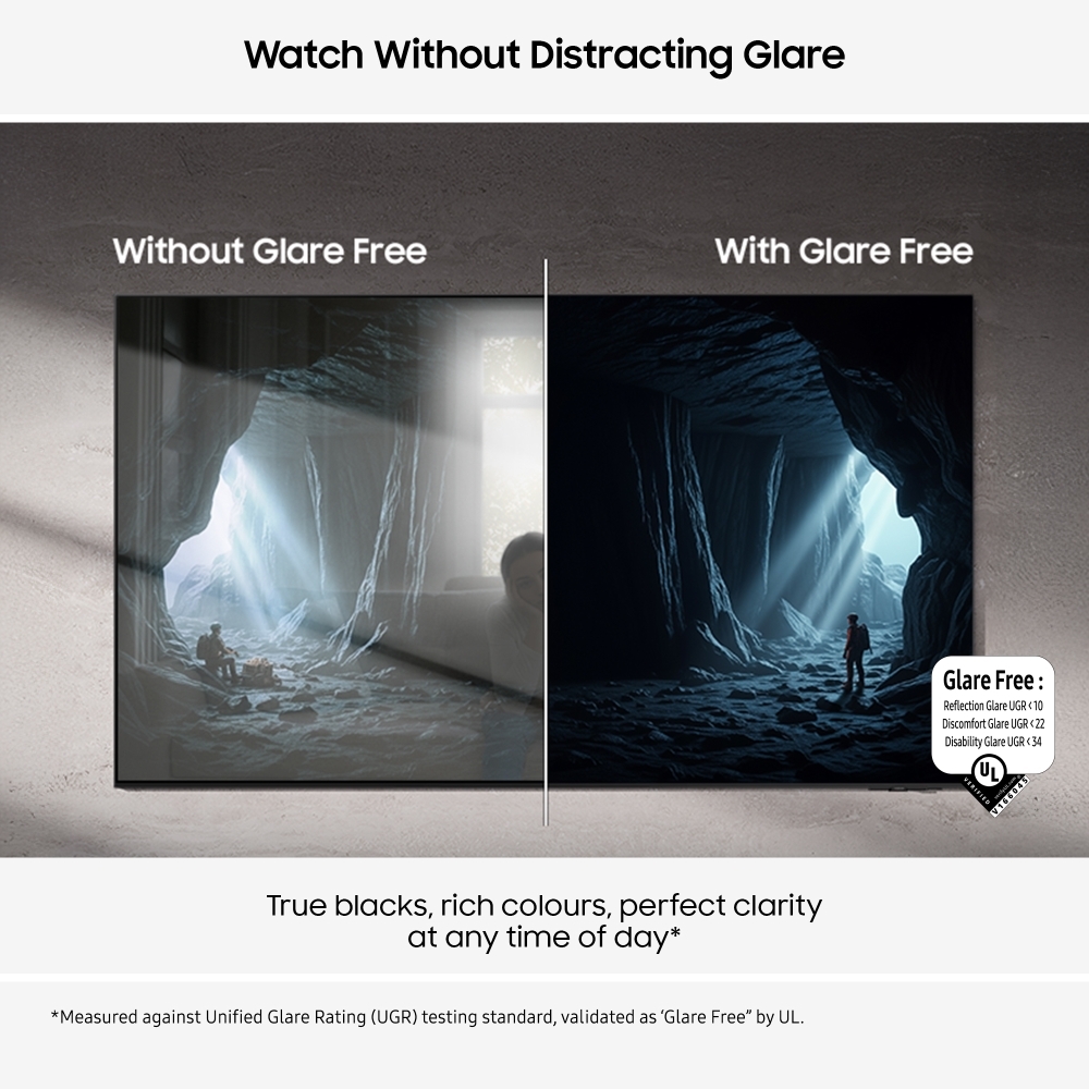 Samsung QE83S95FAEXXU 83" OLED Smart Television, 4K Ultra HD, Black, G Rated