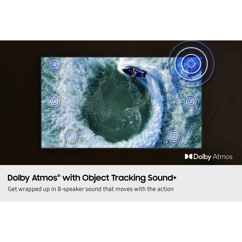 Samsung QE83S95FAEXXU 83" OLED Smart Television, 4K Ultra HD, Black, G Rated