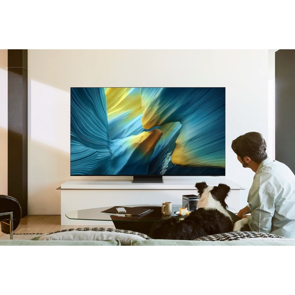 Samsung QE83S95FAEXXU 83" OLED Smart Television, 4K Ultra HD, Black, G Rated