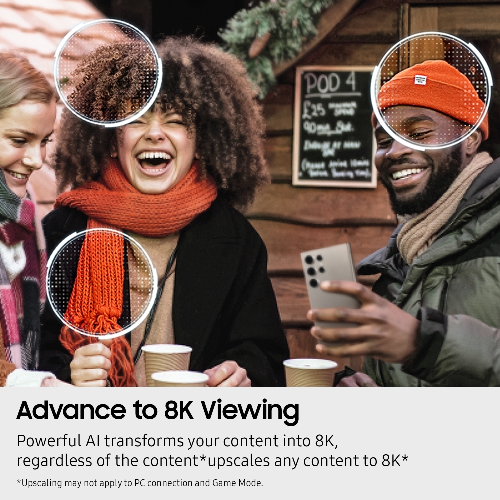 Samsung QE85QN900FTXXU 85" Neo QLED Smart Television, 8K Ultra HD, Black, G Rated