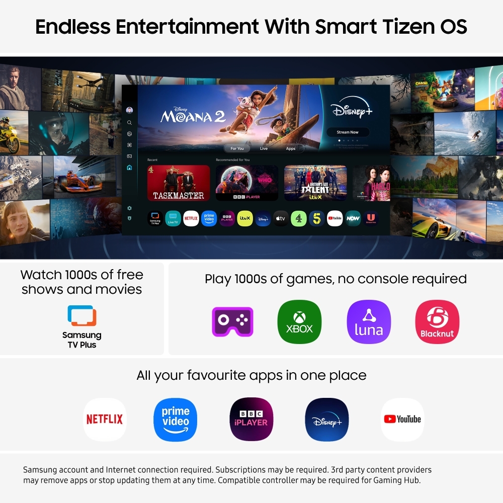 Samsung QE85QN90FATXXU 85" Neo QLED Smart Television, 4K Ultra HD, Black, E Rated