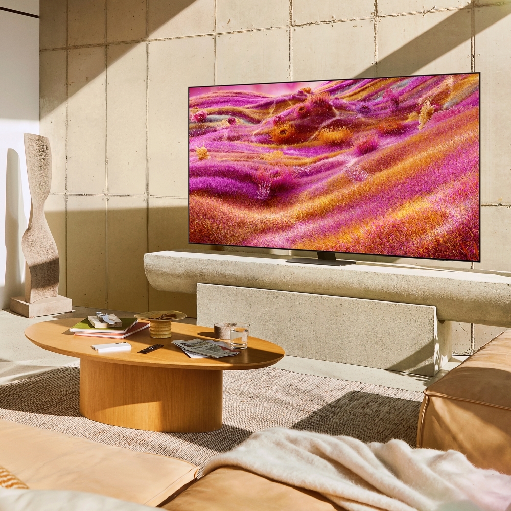 Samsung QE85QN90FATXXU 85" Neo QLED Smart Television, 4K Ultra HD, Black, E Rated