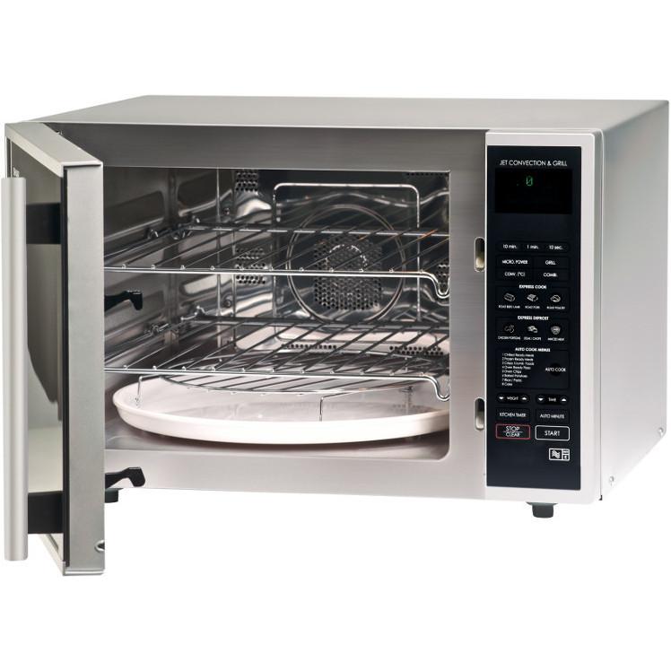 Sharp R959SLMAA Combination Microwave, Silver and Black Marks Electrical
