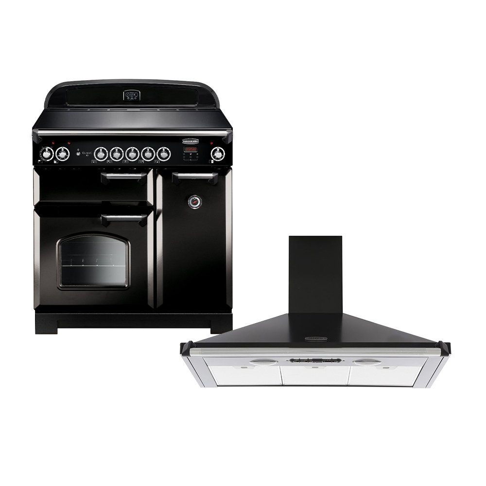 Rangemaster Classic Induction Range Cooker & Hood Pack, A Rated