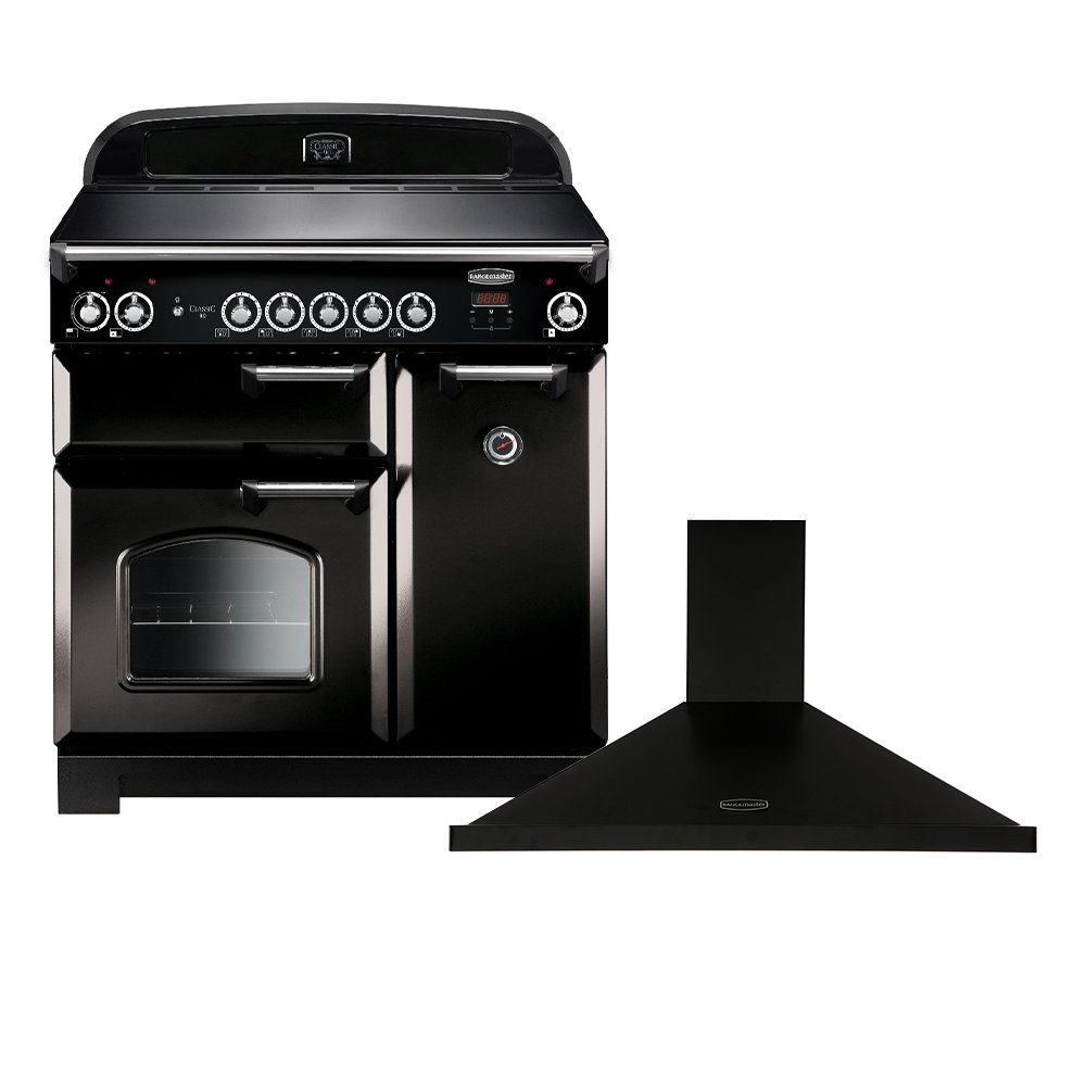 Rangemaster Classic Induction Range Cooker & Hood Pack, A Rated
