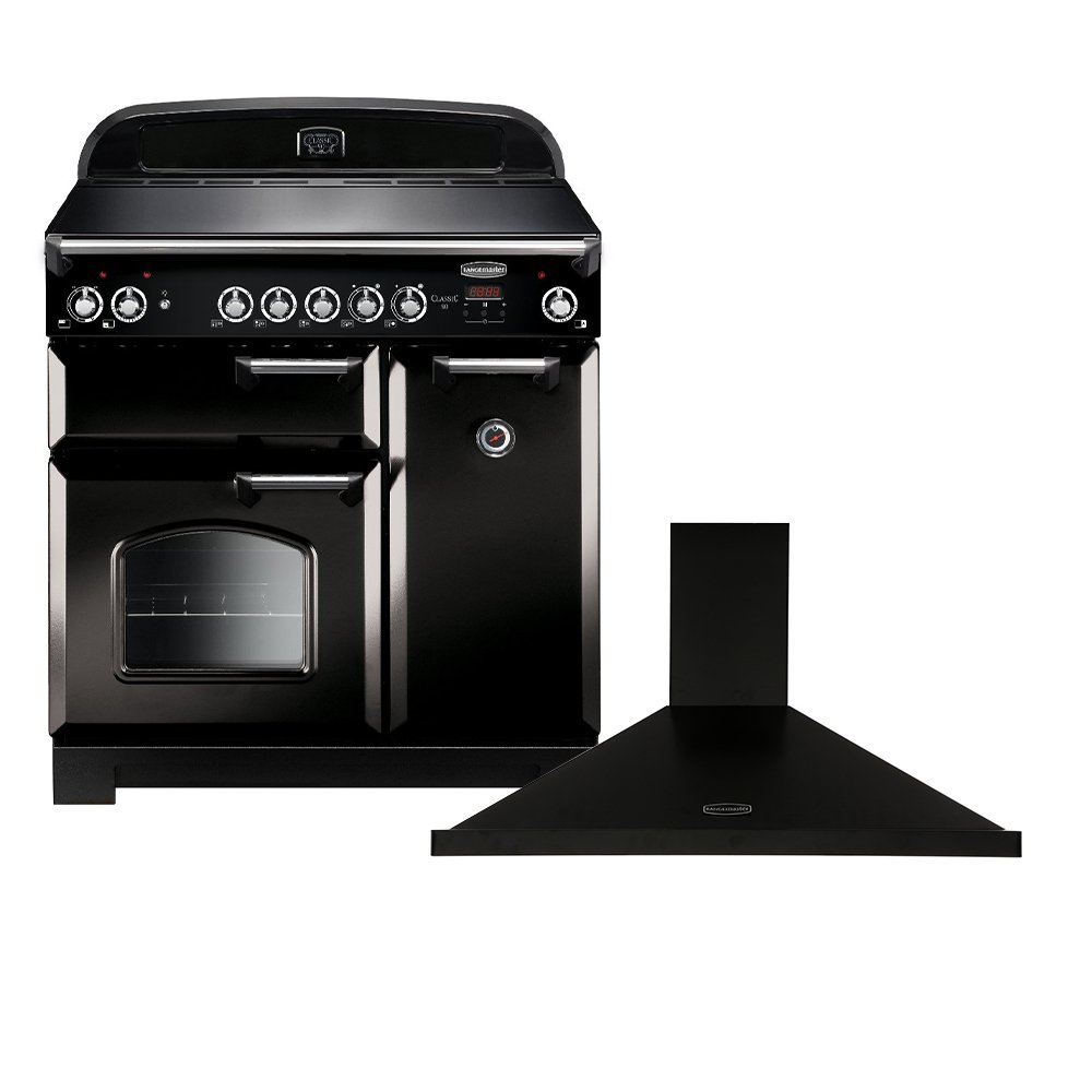 Rangemaster Classic Ceramic Range Cooker & Hood Pack, A Rated