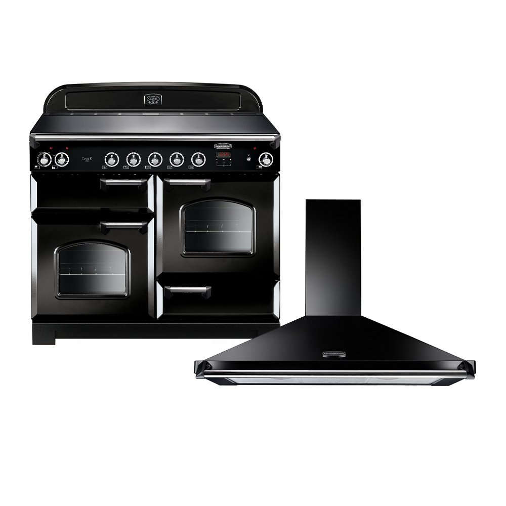 Rangemaster Classic Induction Range Cooker & Hood Pack, A Rated