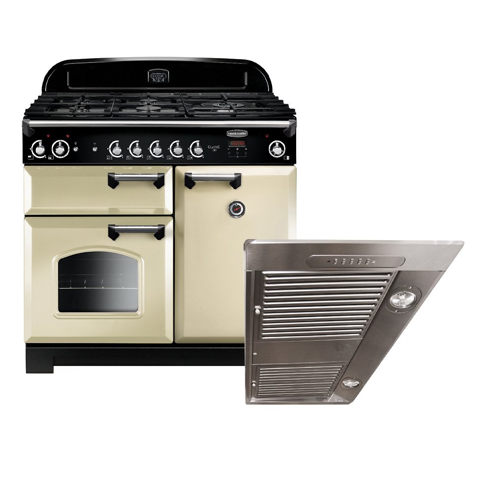 Rangemaster Classic Gas Range Cooker & Hood Pack