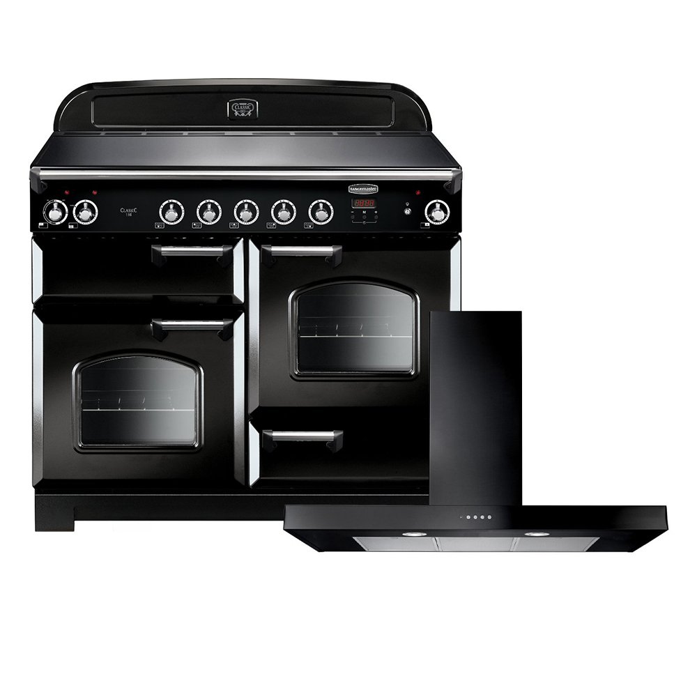 Rangemaster Classic Induction Range Cooker & Hood Pack, A Rated