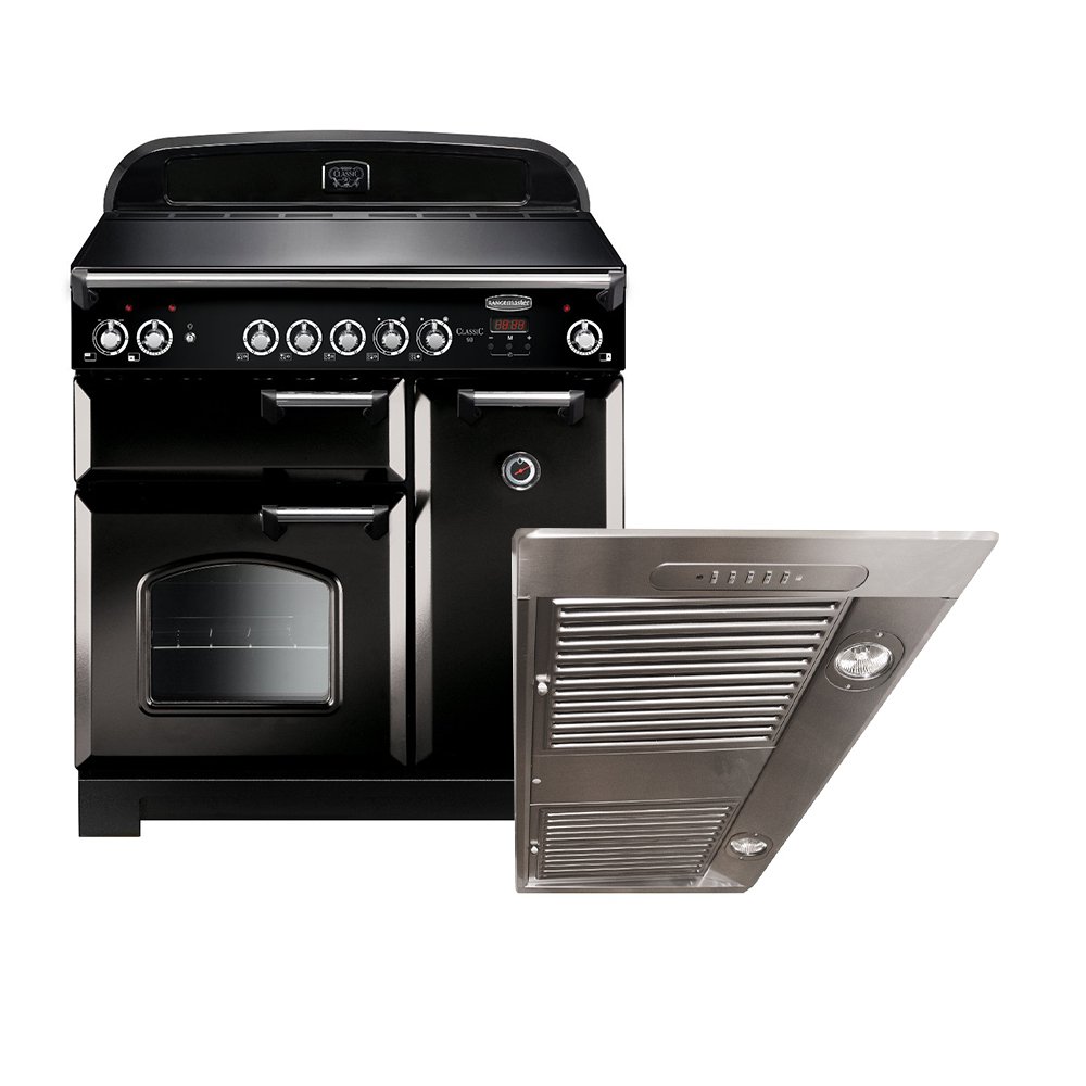 Rangemaster Classic Ceramic Range Cooker & Hood Pack, A Rated