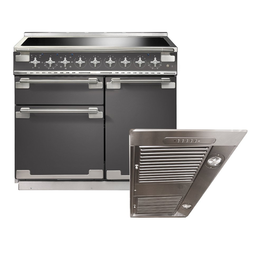 Rangemaster Elise Induction Range Cooker & Hood Pack, A Rated