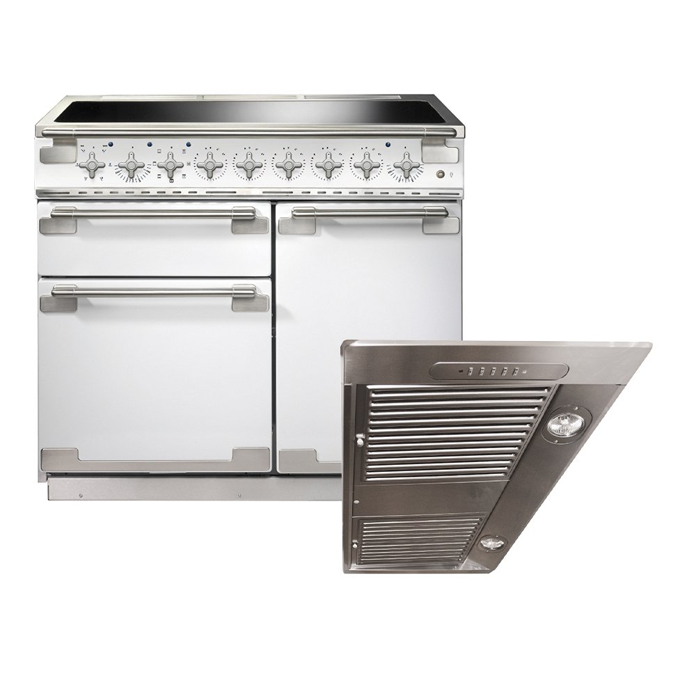 Rangemaster Elise Induction Range Cooker & Hood Pack, A Rated