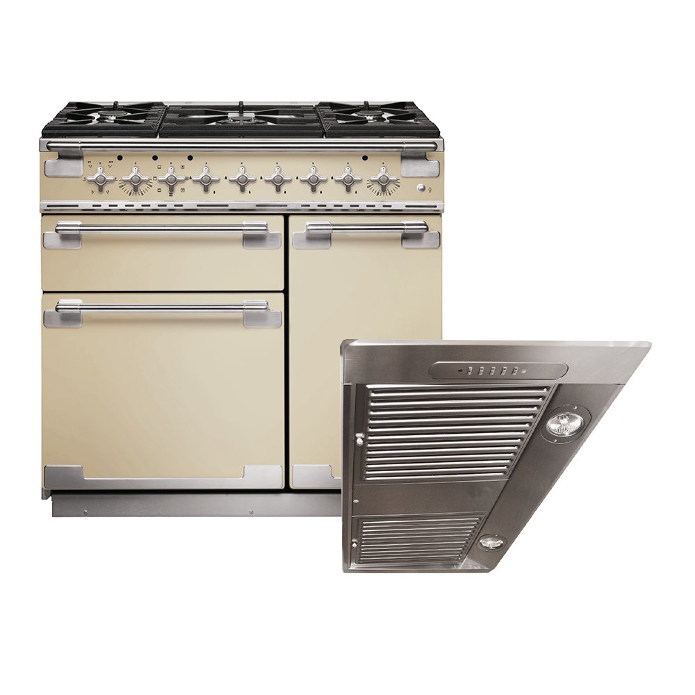 Rangemaster Elise Dual Fuel Range Cooker & Hood Pack, A Rated