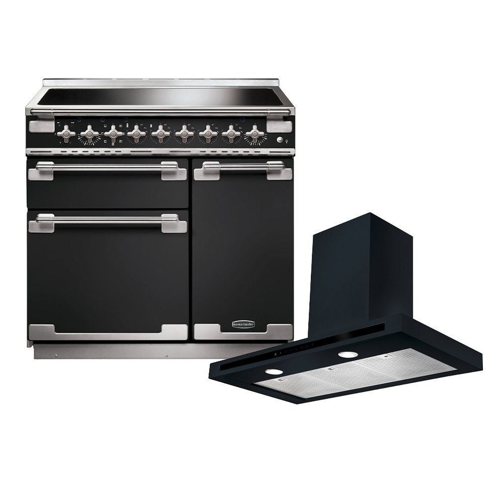Rangemaster Elise Induction Range Cooker & Hood Pack, A Rated