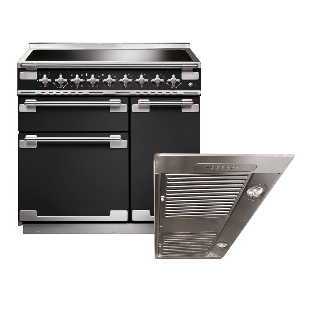 Rangemaster Elise Induction Range Cooker & Hood Pack, A Rated