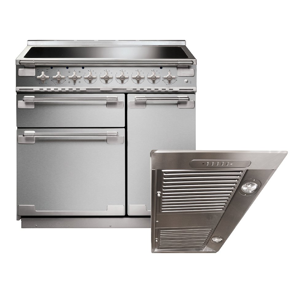 Rangemaster Elise Induction Range Cooker & Hood Pack, A Rated