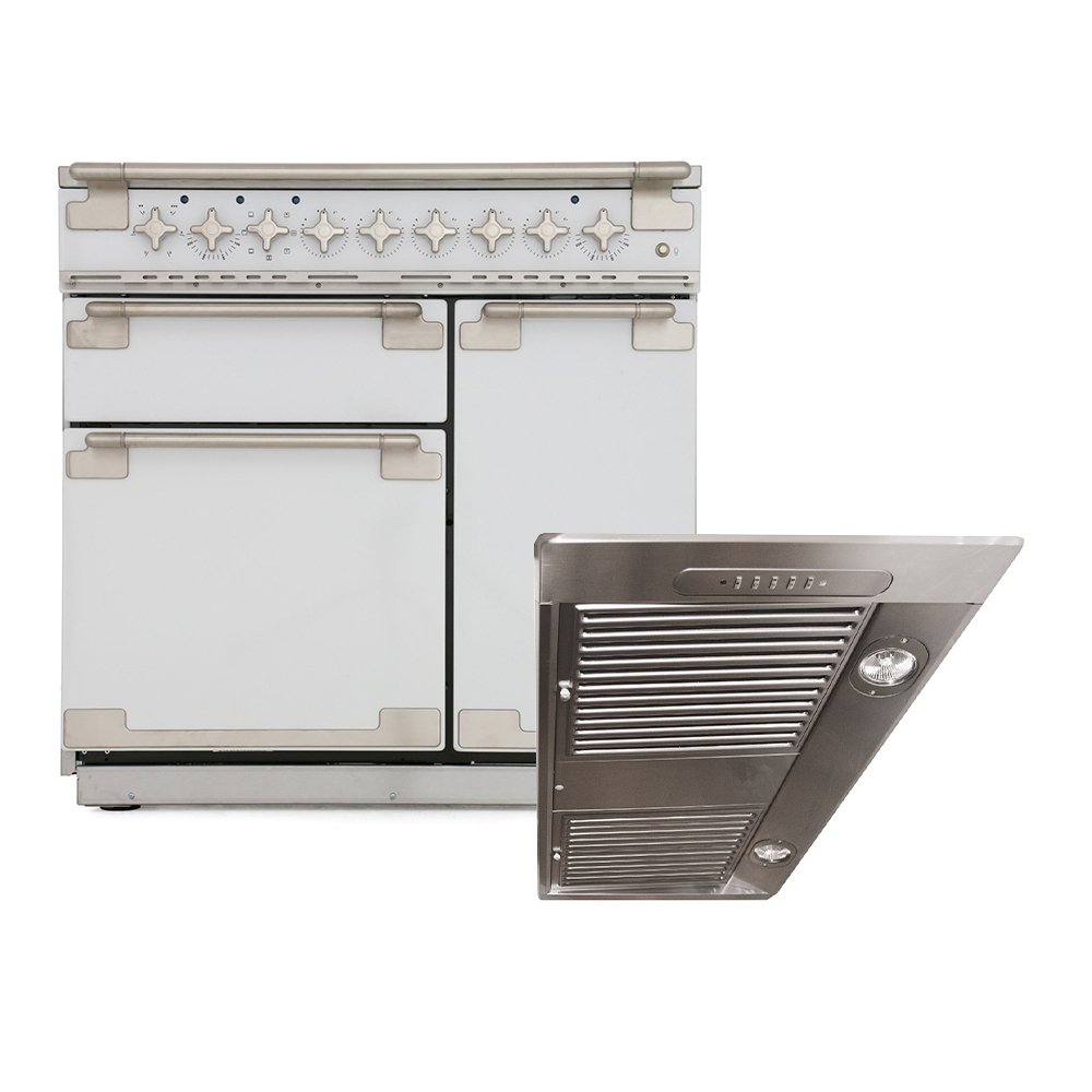 Rangemaster Elise Induction Range Cooker & Hood Pack, A Rated