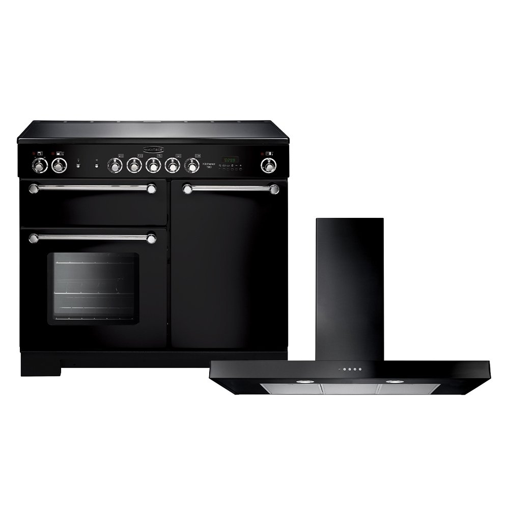 Rangemaster Kitchener Ceramic Range Cooker & Hood Pack