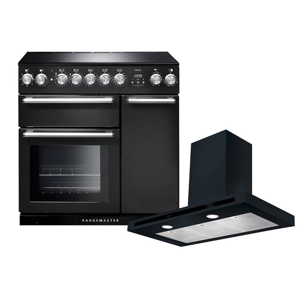 Rangemaster Nexus Induction Range Cooker & Hood Pack, A Rated