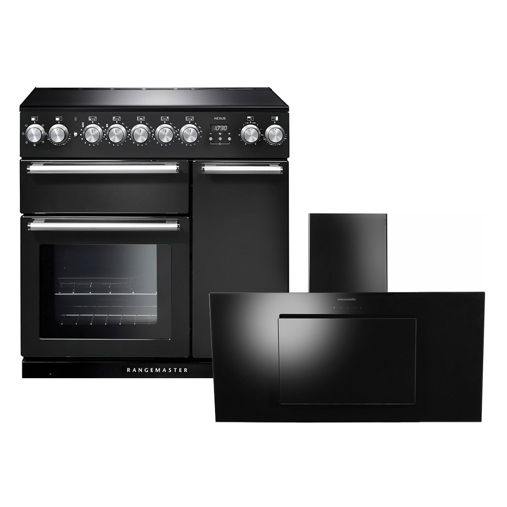 Rangemaster Nexus Induction Range Cooker & Hood Pack, A Rated