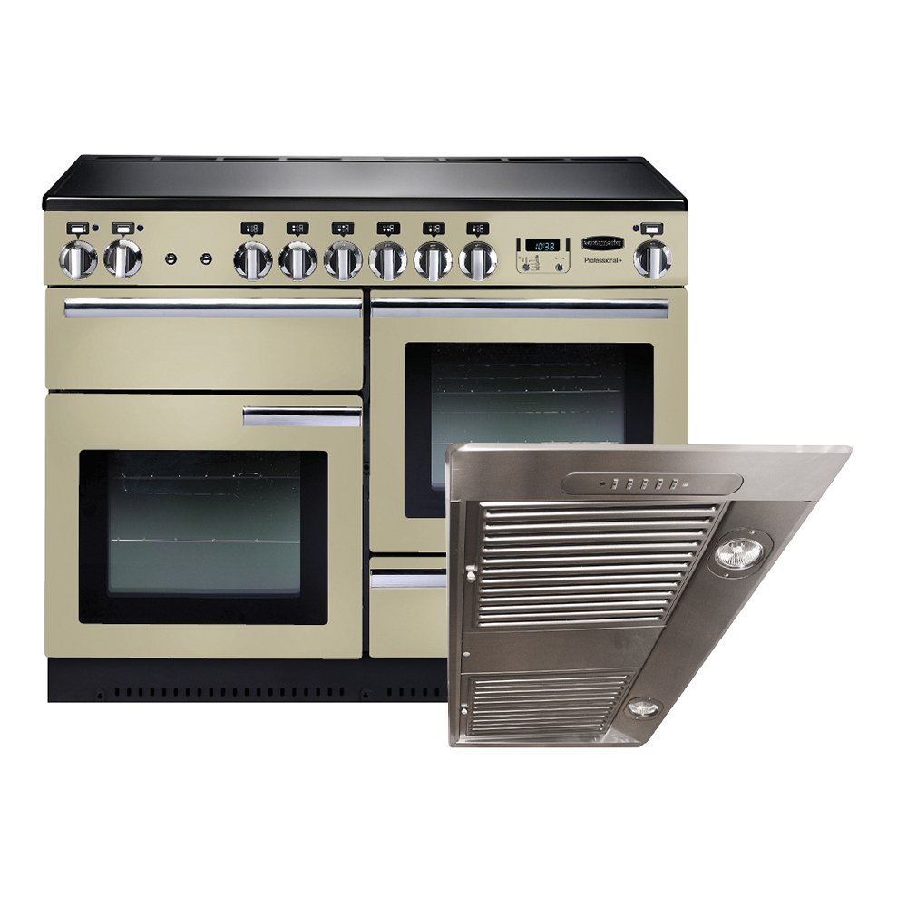Rangemaster Professional Plus  Induction Range Cooker & Hood Pack, A Rated