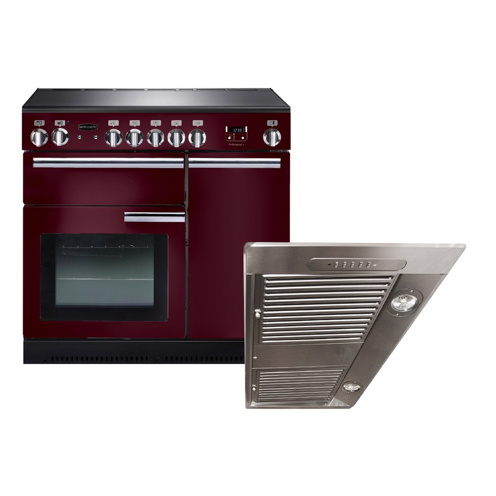 Rangemaster Professional Plus  Induction Range Cooker & Hood Pack, A Rated