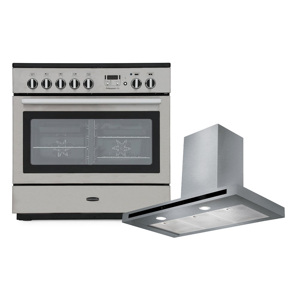 Rangemaster Professional Plus FX Induction Range Cooker & Hood Pack