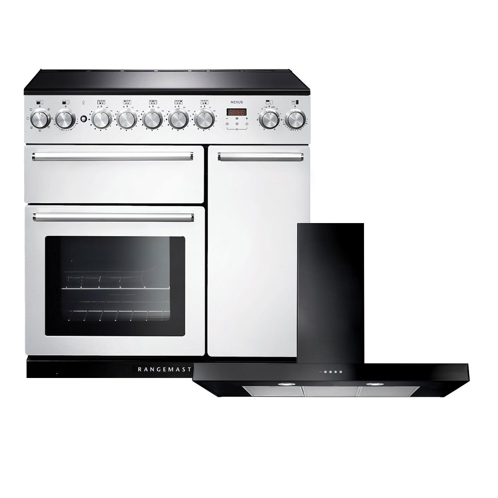 Rangemaster Nexus Induction Range Cooker & Hood Pack, A Rated