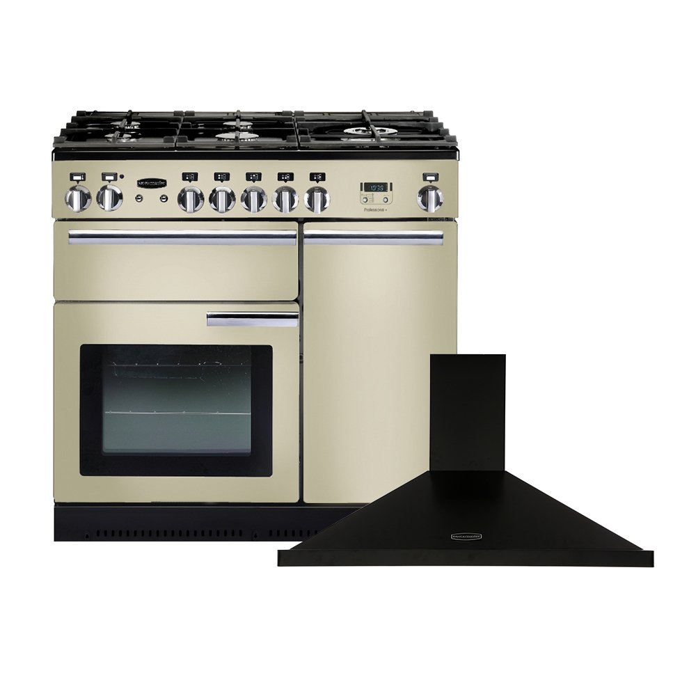Rangemaster Professional Plus Dual Fuel Range Cooker & Hood Pack