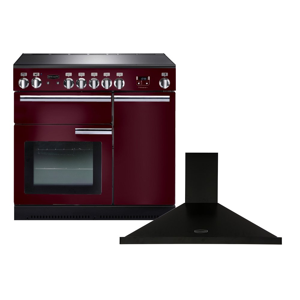 Rangemaster Professional Plus Induction Range Cooker & Hood Pack, A Rated