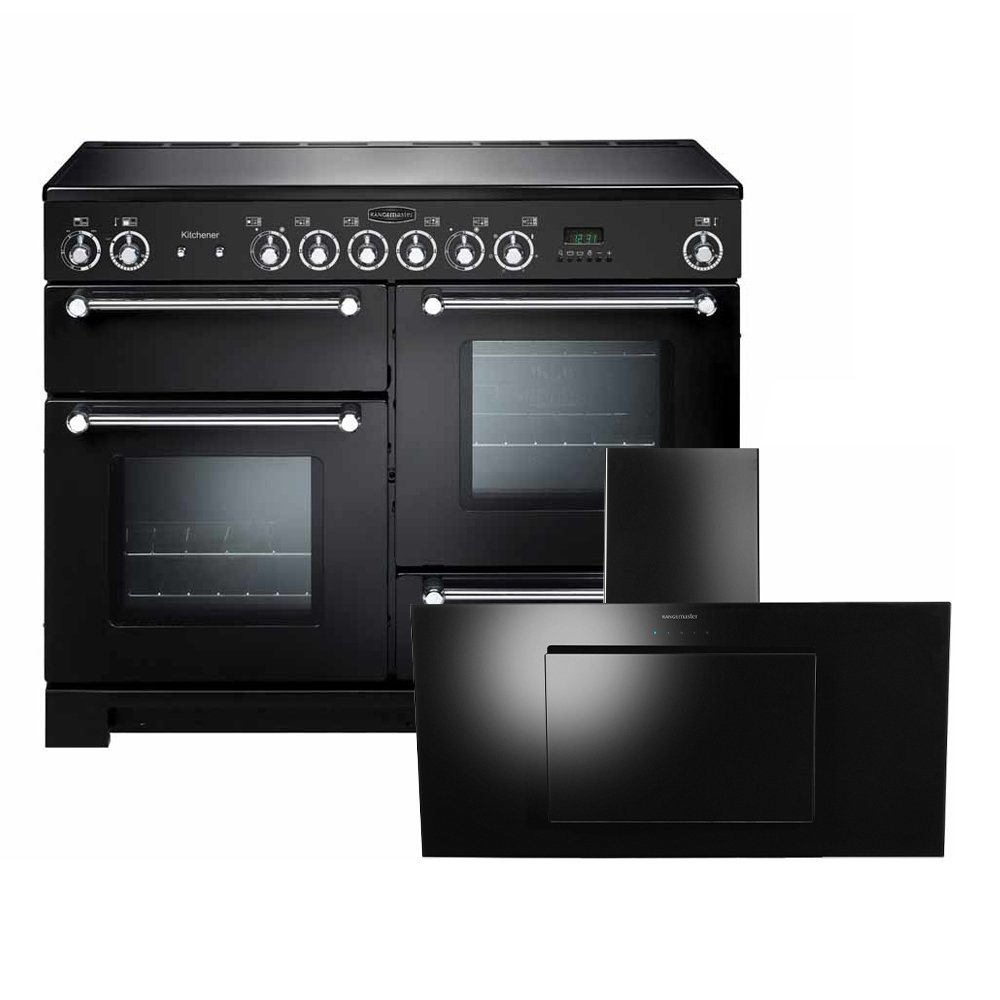 Rangemaster Kitchener Ceramic Range Cooker & Hood Pack